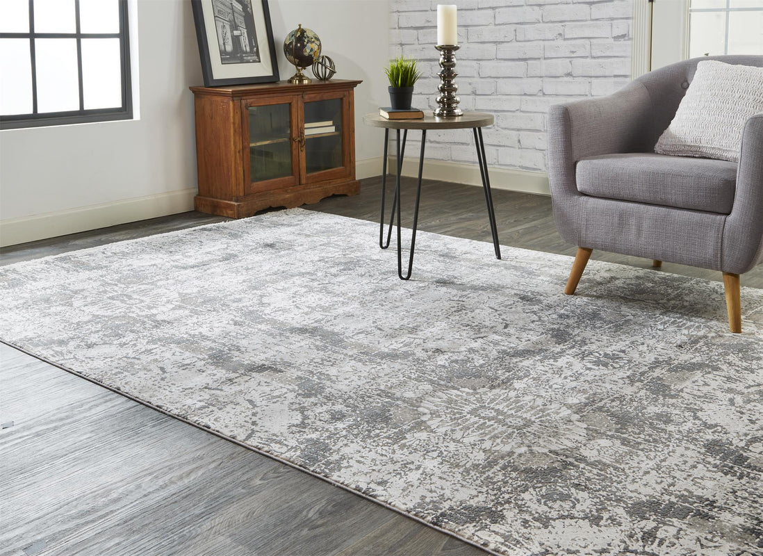 Cadiz 3989F in Light Gray/ Black