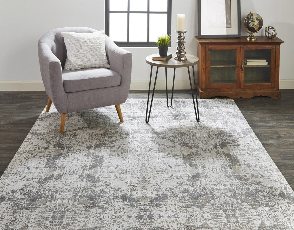 Cadiz 3989F in Light Gray/ Black