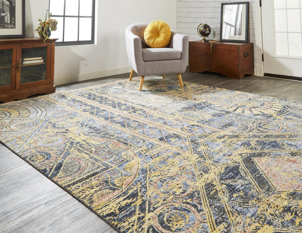 Blanchard 6396F in BLUE/BEIGE
