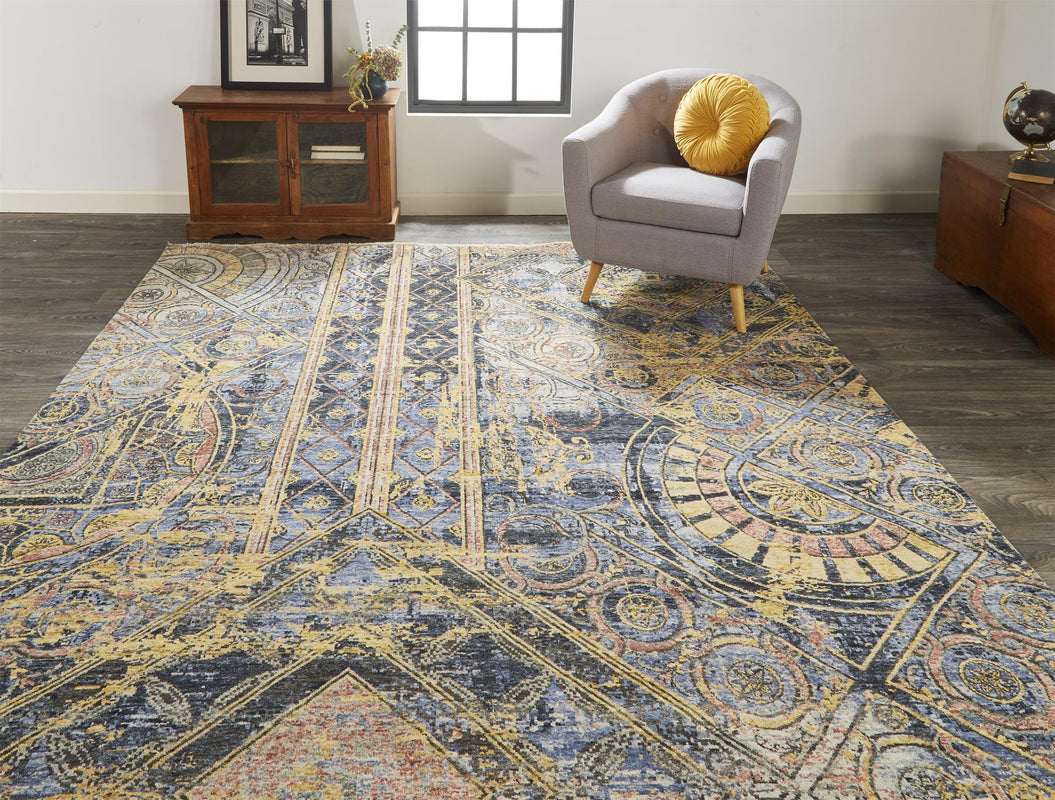 Blanchard 6396F in BLUE/BEIGE