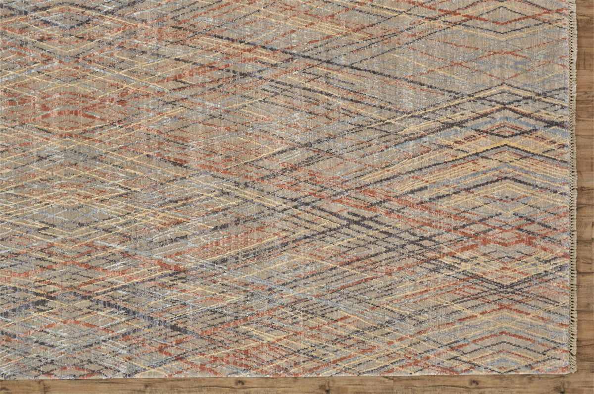 Hannah 6057L IN BEIGE/MULTI