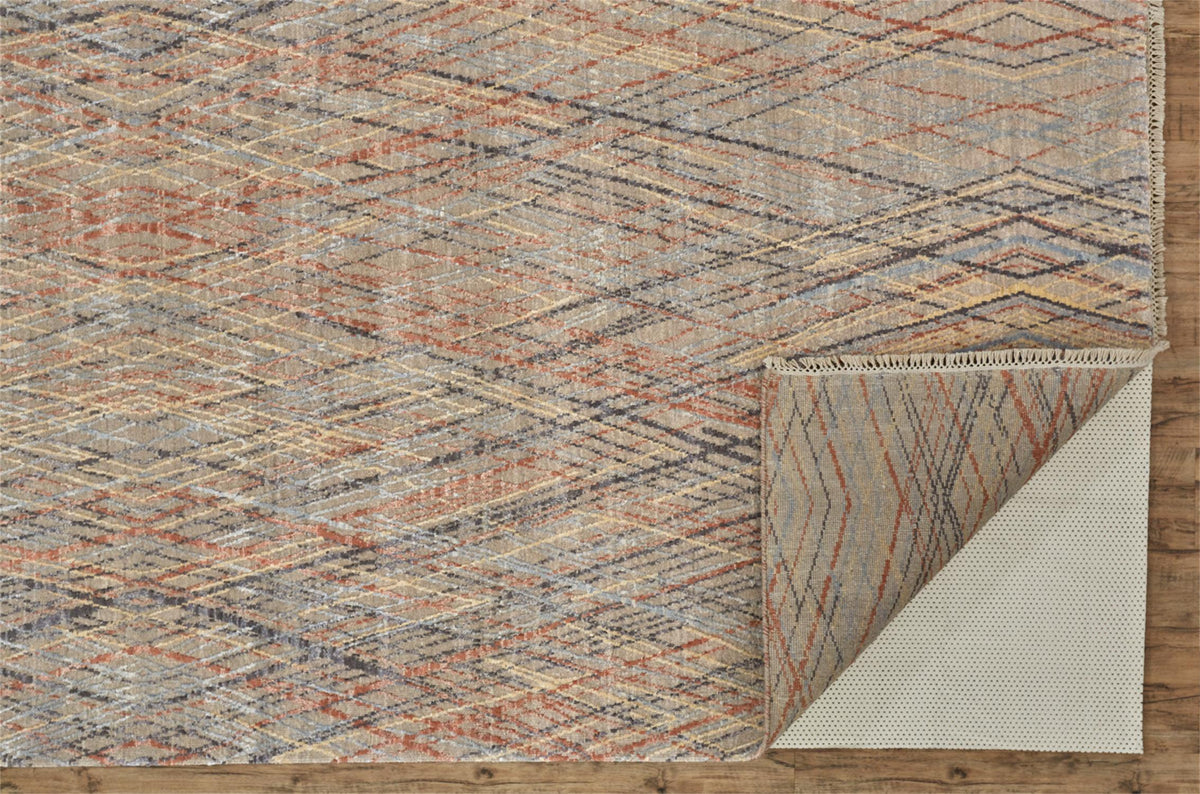 Hannah 6057L IN BEIGE/MULTI
