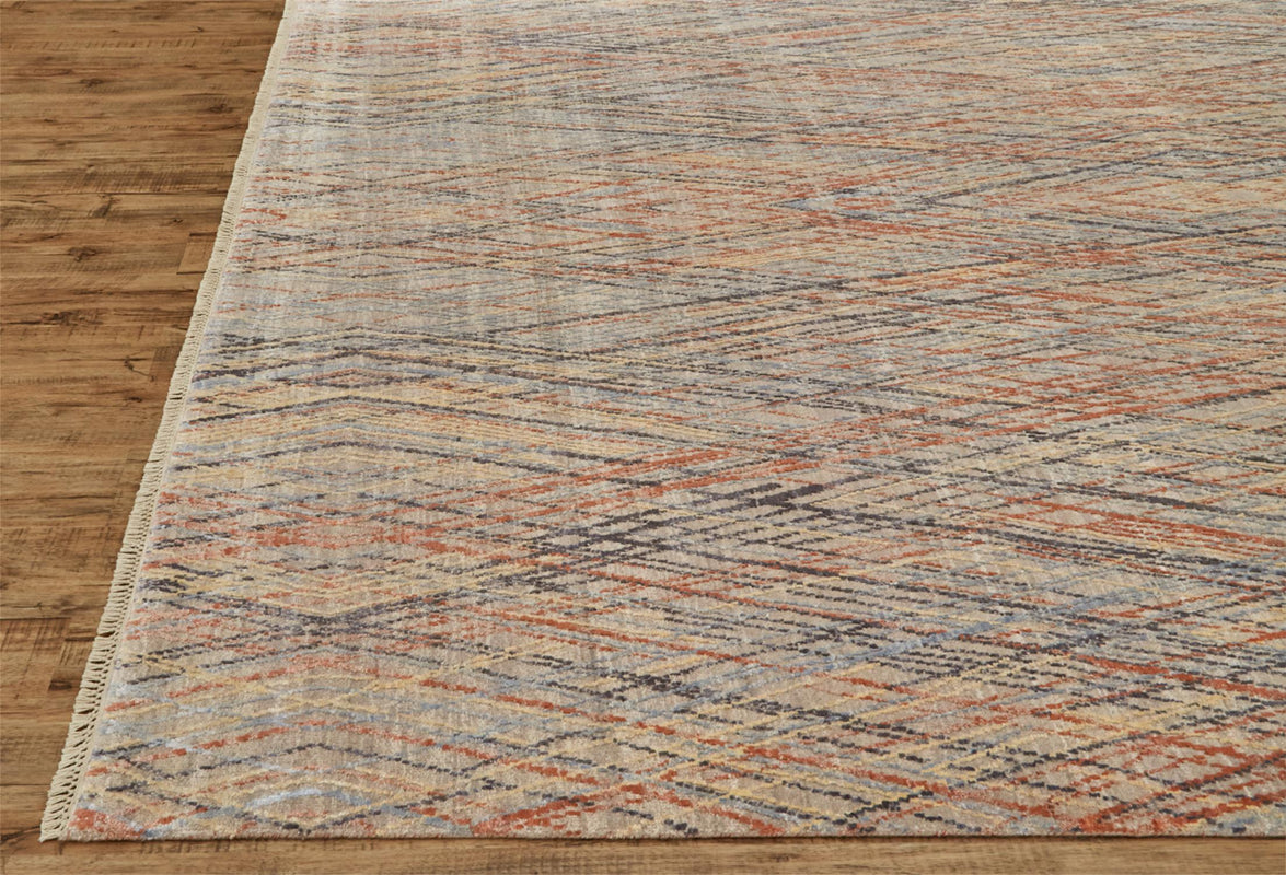 Hannah 6057L IN BEIGE/MULTI