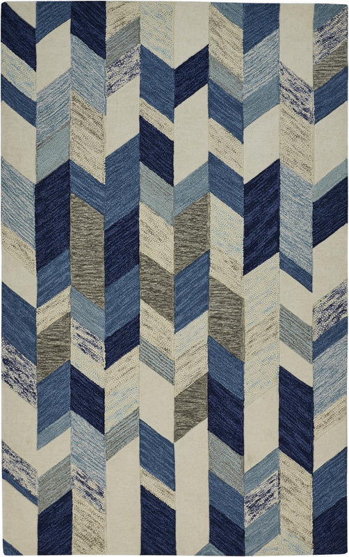 Arazad 8446F in BLUE/IVORY