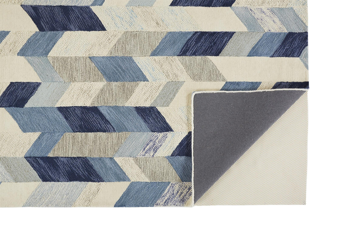 Arazad 8446F in BLUE/IVORY