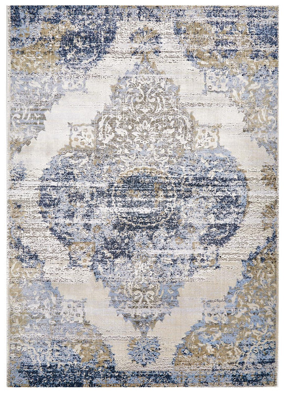 Marigold 3831F in WHITE/LIGHT BLUE