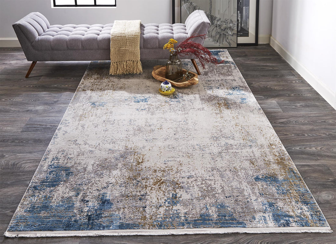 Cadiz 3889F in IVORY/BLUE