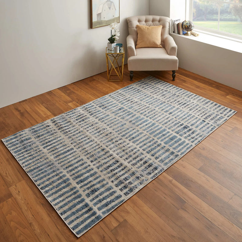 CAMELLIA 39KIF IN BLUE-IVORY
