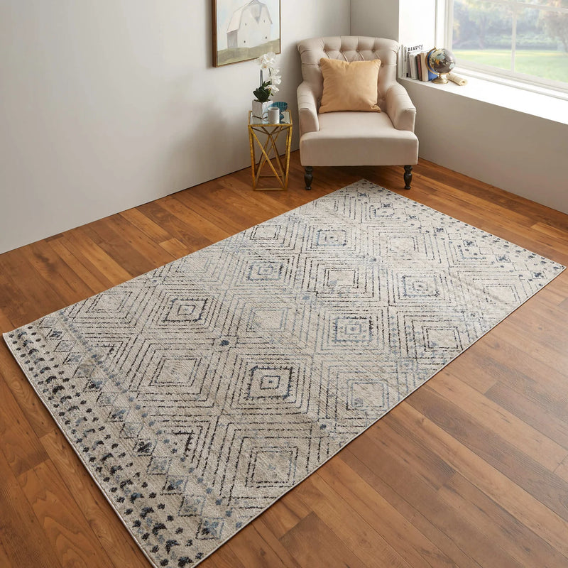 CAMELLIA 39KJF IN IVORY-BLUE
