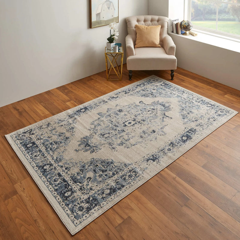 CAMELLIA 39KLF IN IVORY-BLUE
