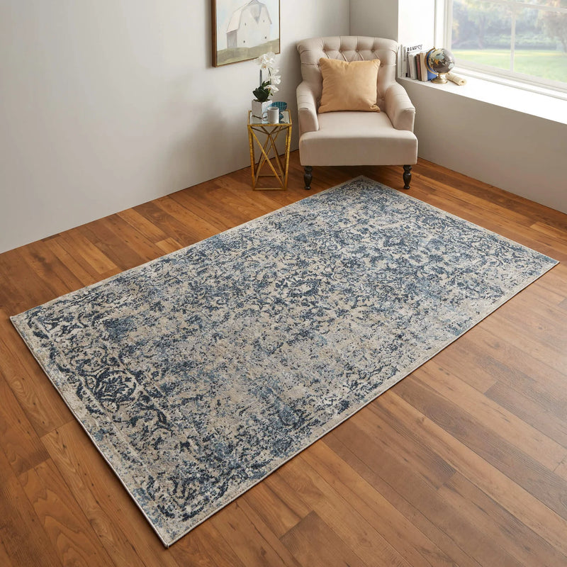 CAMELLIA 39KMF IN BLUE-IVORY
