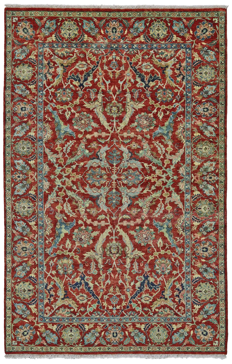 Anoosha 6205F IN RED/BLUE